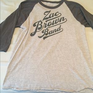 Quarter length Zac Brown Band shirt